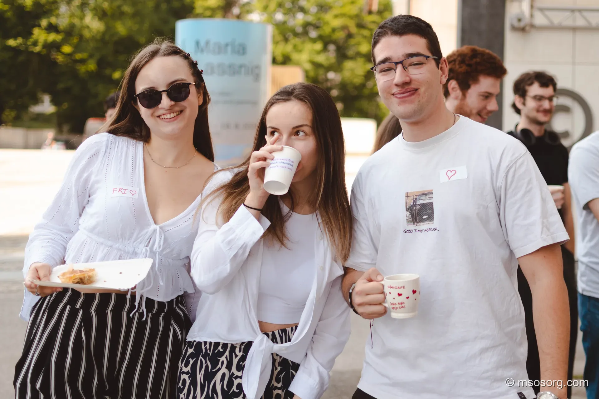 Morning Coffee in front of CTK, photo 1